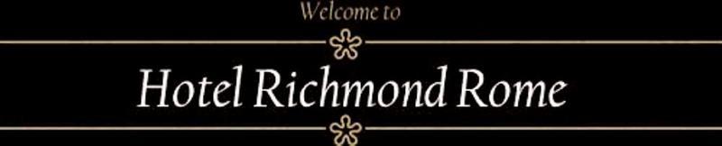 Hotel Richmond Roma Eksteriør bilde
